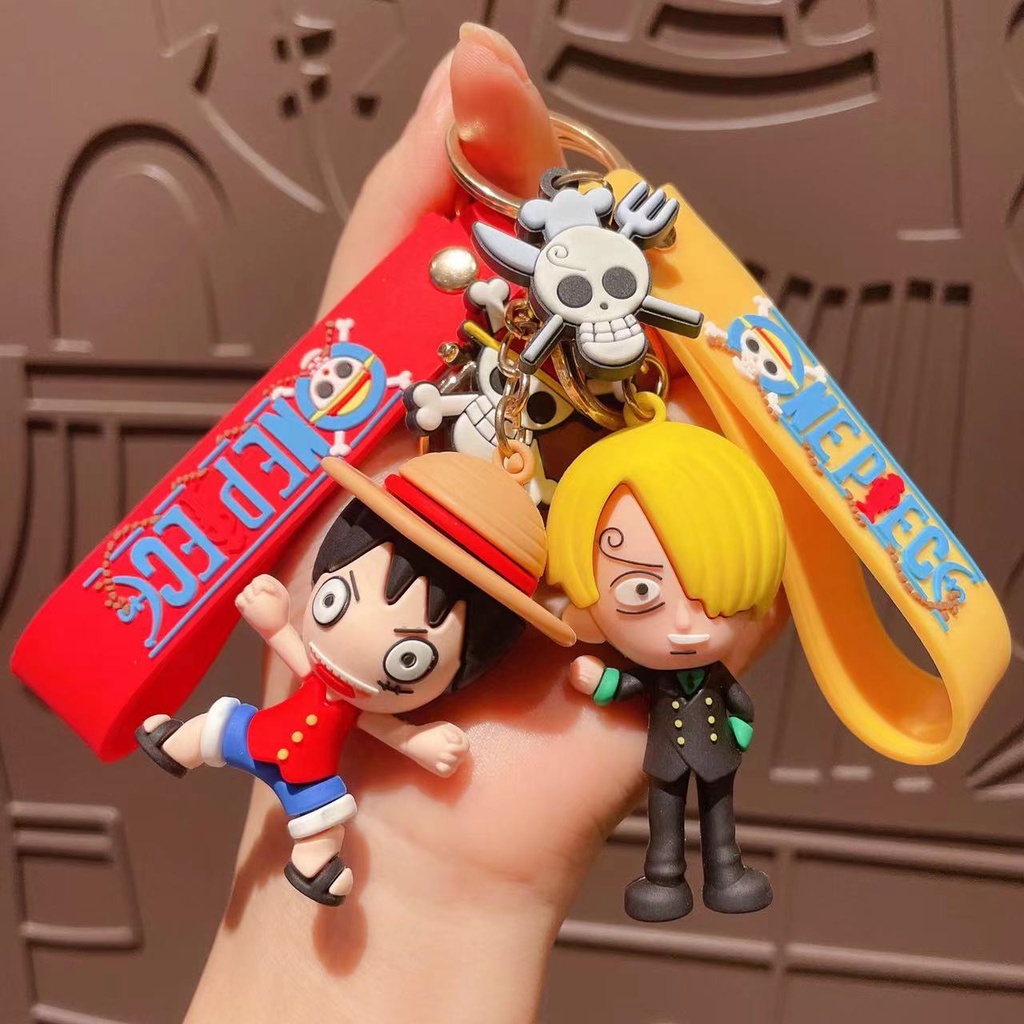 GANTUNGAN KUNCI ONE PIECE / GANTUNGAN KUNCI LUFFY / KEYCHAIN CREW MUGIWARA / KEYCHIAN ONE PIECE