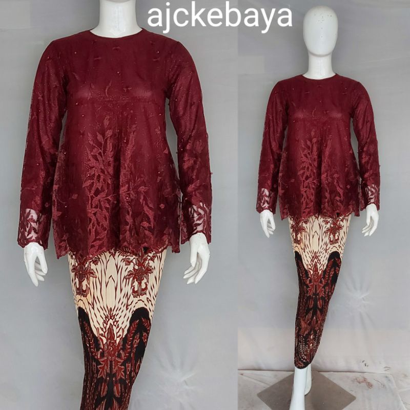 kebaya modren babydool/kebaya wisuda/kebaya terbaru