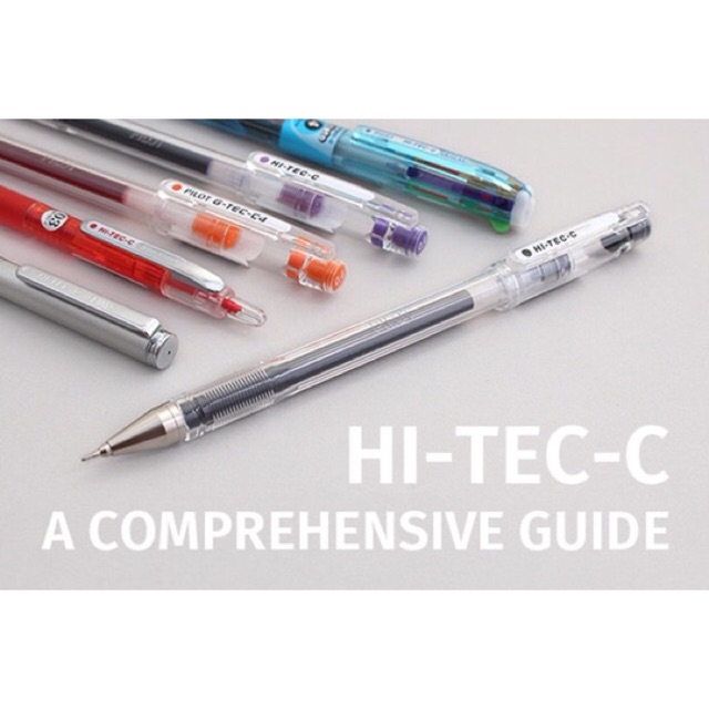

Pulpen/pena/Ballpoint PIlot HI-TEC-C Tinta warna 0,3 dan 0,4