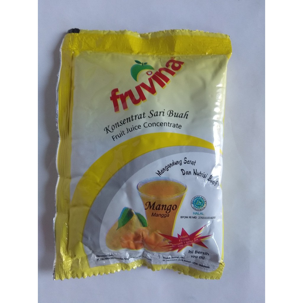 

FRUVINA JUS BUAH KONSENTRAT RASA MANGGA 100 ML / MANGO FRUIT JUICE CONCENTRATE 100 ML