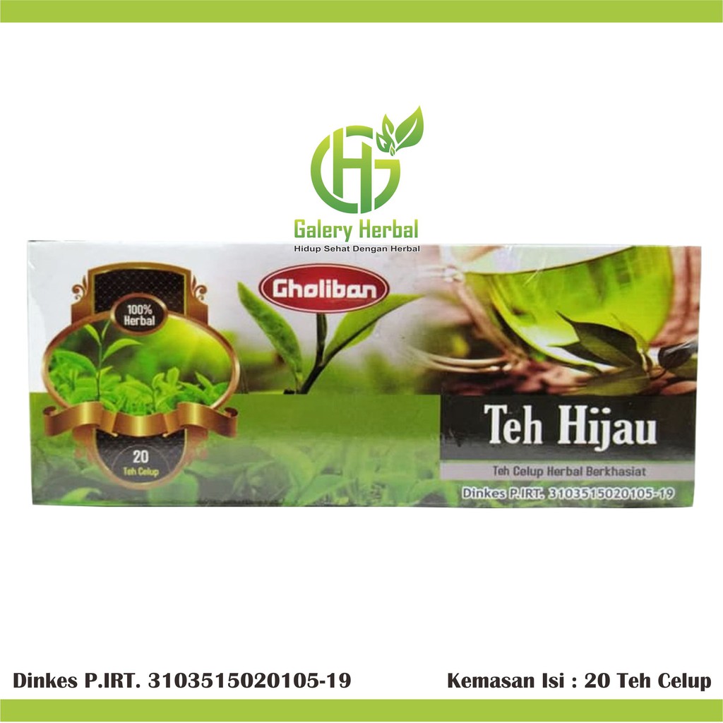 

TEH HIJAU CELUP GHOLIBAN | GREEN TEA GHOLIBAN ASLI JAMINAN 100% ORIGINAL