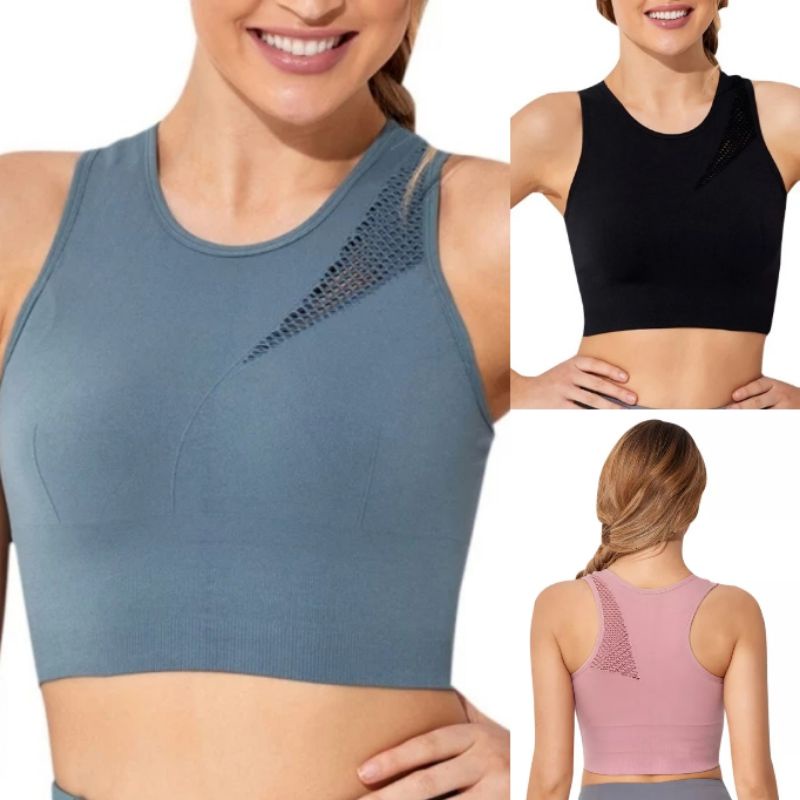 Kinarastorez - Bra sport mesh olahraga senam gym fitness wanita 629