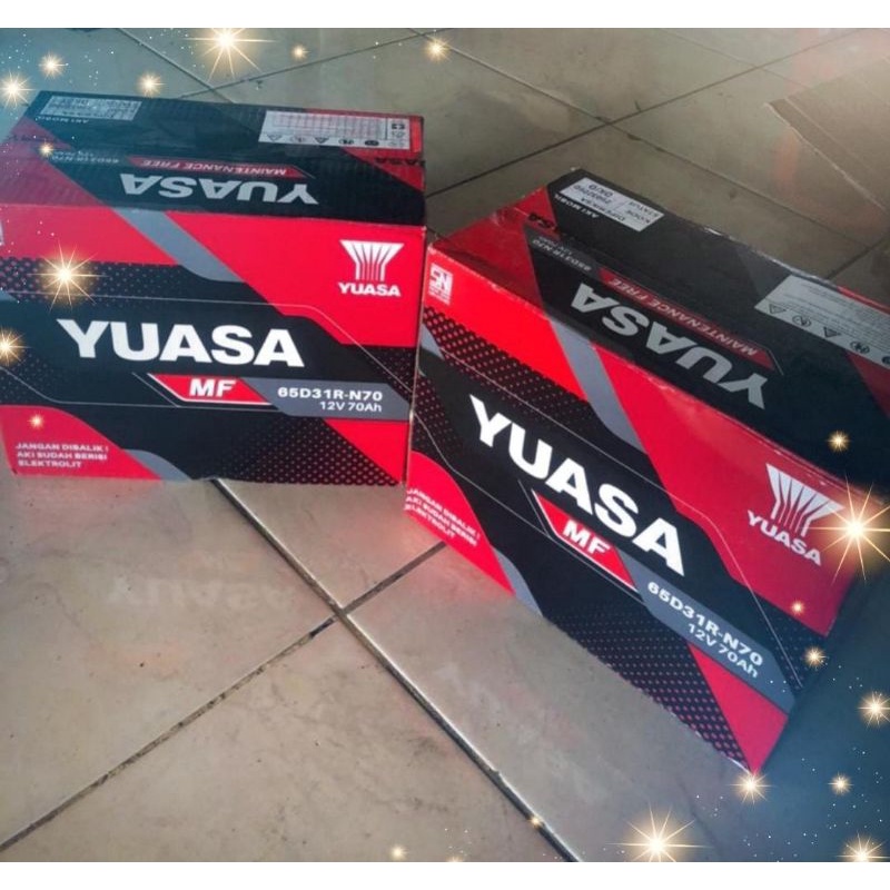 Aki Yuasa MF N70 12v 70ah kering kuda Diesel