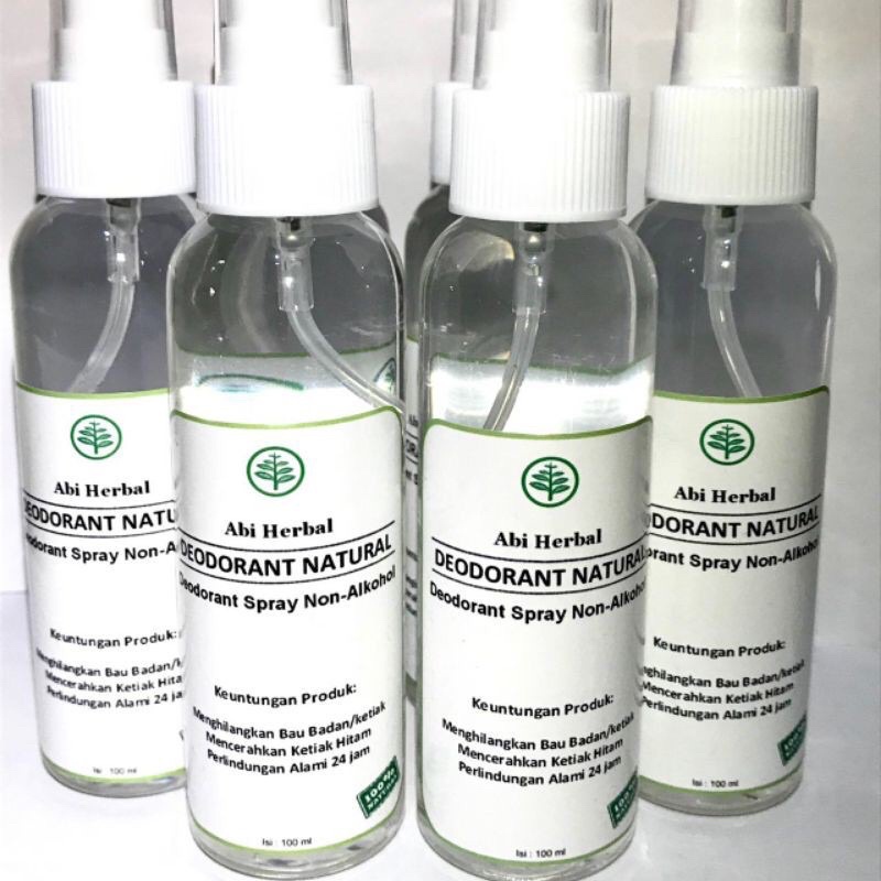 Tawas Cair / Deodorant Spray Abi Herbal Non Alkohol 100ml
