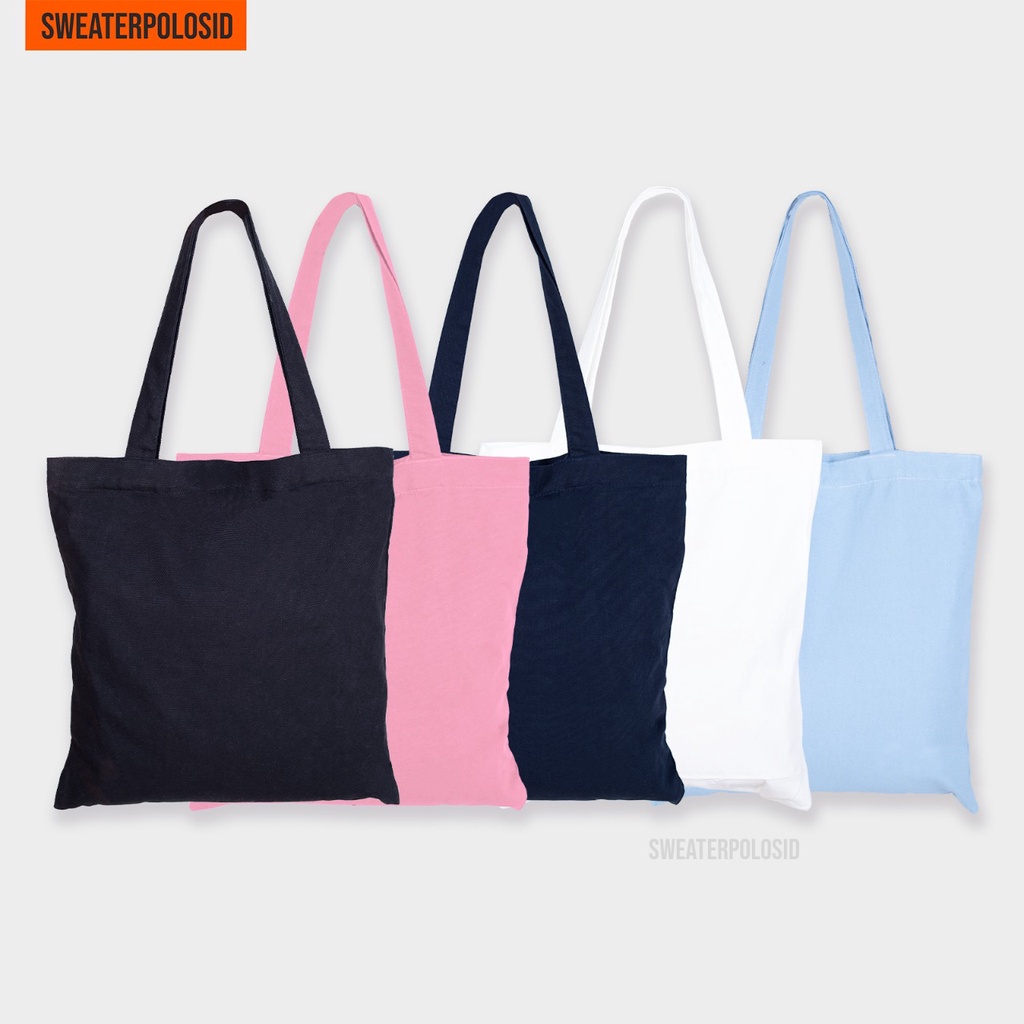 ( READY STOCK ) TOTEBAG KANVAS POLOS PREMIUM| TAS TOTEBAG JINJING KANVAS POLOS ( Knv 009)