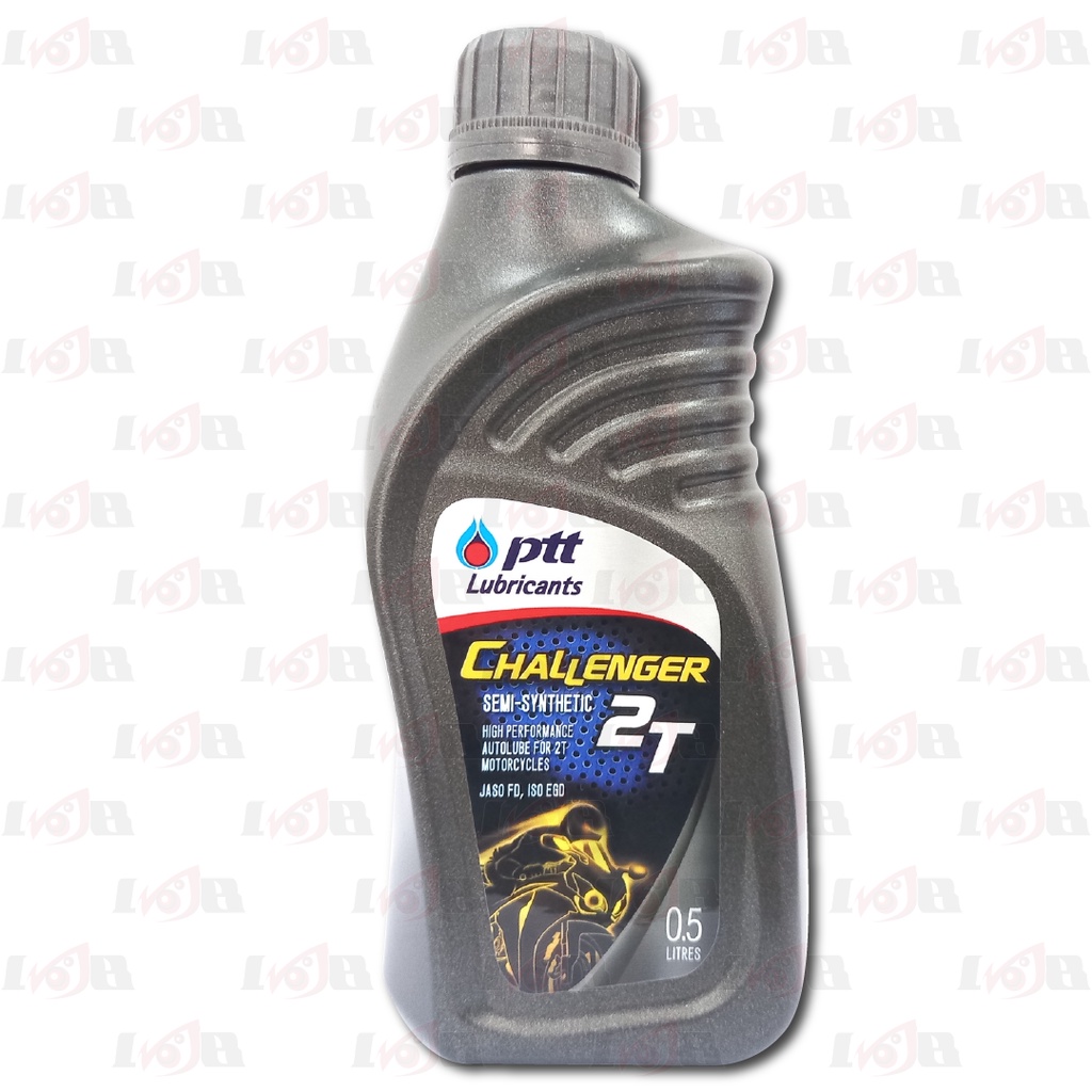 Oli PTT Challenger 2 Tak JASO FD ISO EGD Lubricants Oil Samping 2T 2 Stroke 500 ML