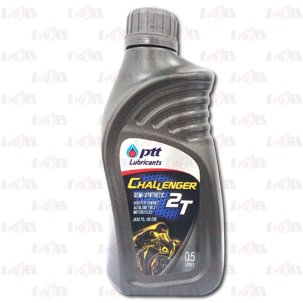 Oli PTT Challenger 2 Tak JASO FD ISO EGD Lubricants Oil Samping 2T 2 Stroke 500 ML