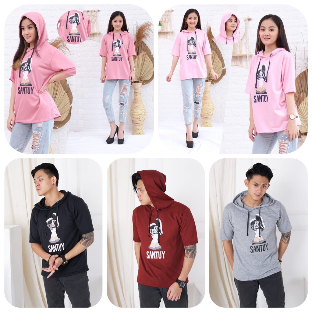 bisa COD / ALIPIO781 -  Hoodie SANTUY / terbaru / terkeren