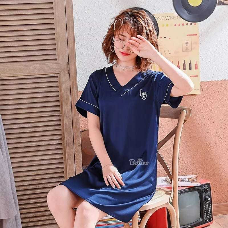 Mini dress Silk Satin Classy Lingerie Premium Lingerie Satin Wanita