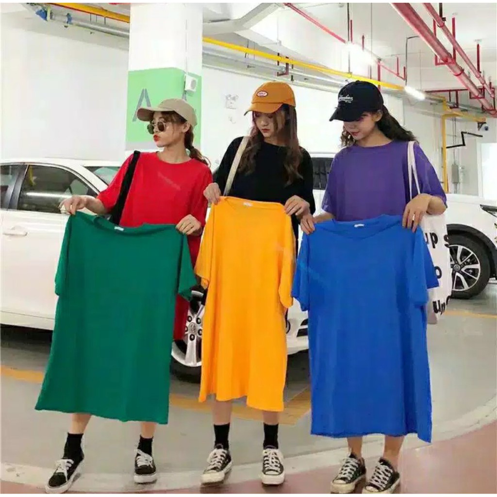 MakeGrosir - KAOS JUMBO OVERSIZE BASIC / BAJU POLOS ATASAN WANITA