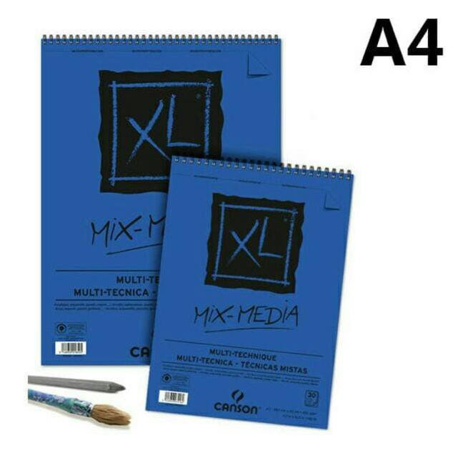 

Canson XL Mix-Media Drawing Pad A4 Ring (KODE Y011)