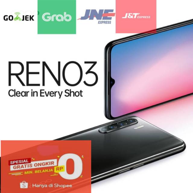 OPPO RENO    3 8/128 BEBAS ONGKIR !!! | Shopee Indonesia