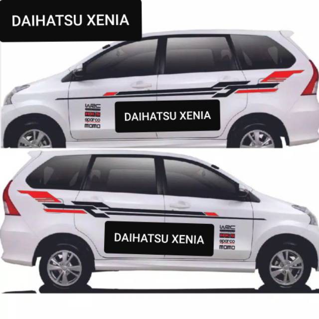 Emblem Mobil Daihatau Xenia Sticker Mobil Daihatau Xenia Sticker List Mobil Xenia Stiker Mobil Xenia