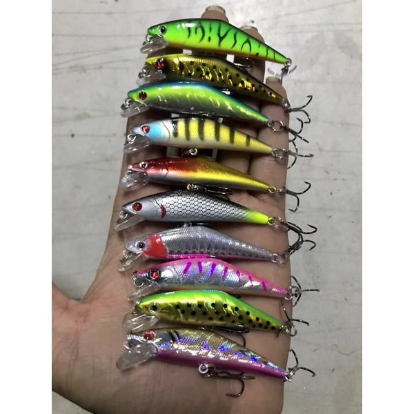 7cm/5.5gr Lure Casting Sinking Minnow Ultralight Replika Kraken