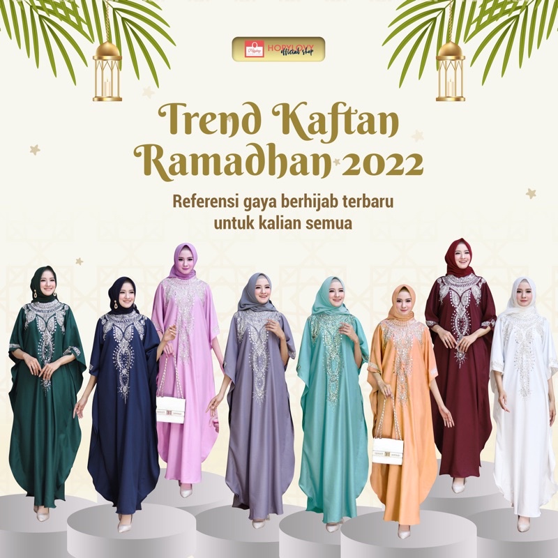 KAFTAN FARIDA JUMBO XXL KAFTAN KALONG WOLLPEACH APLIKASI MANIK KAFTAN JUMBO KAFTAN PESTA 8 WARNA