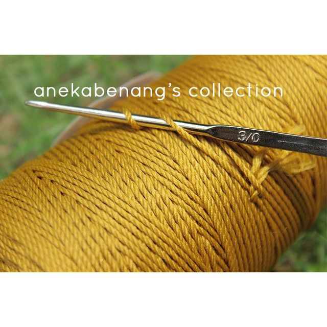 Benang Rajut Poly Apel / Apple Yarn - 1846 (Kuning Emas)