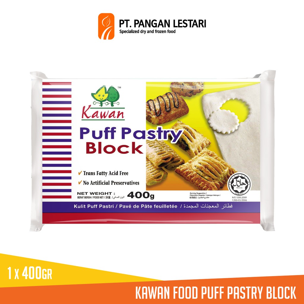 Promo Harga Kawan Puff Pastry Block 400 gr - Shopee