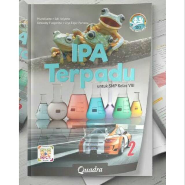 Buku teks siswa ipa terpadu k13 Quadra kelas 8 edisi terbaru