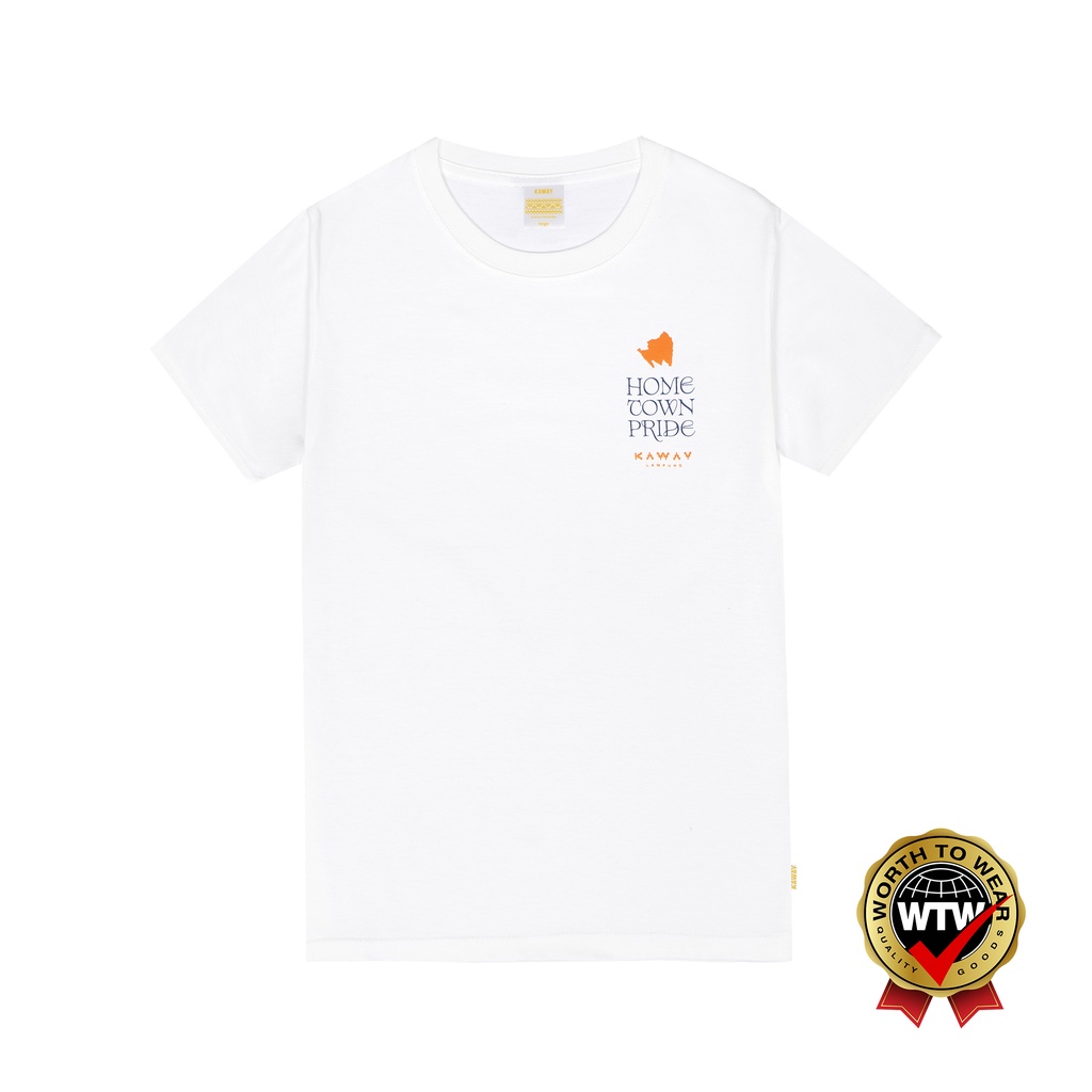 KAWAY T-SHIRT ANAK OUT MAP KIDS WHITE