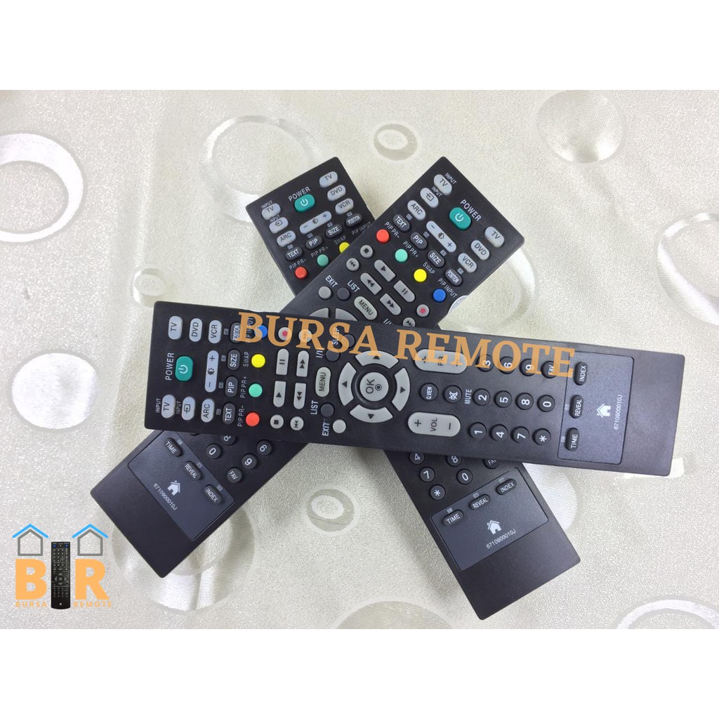 Remot / Remote TV LG LCD LED Plasma Slim Flat type 6710900010J / ecer dan grosir