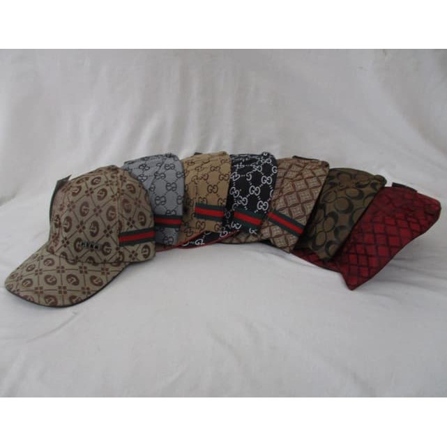 Topi Fashion Gaya / Topi Import GUCCI Warna  + Pengatur Ukuran Kepala