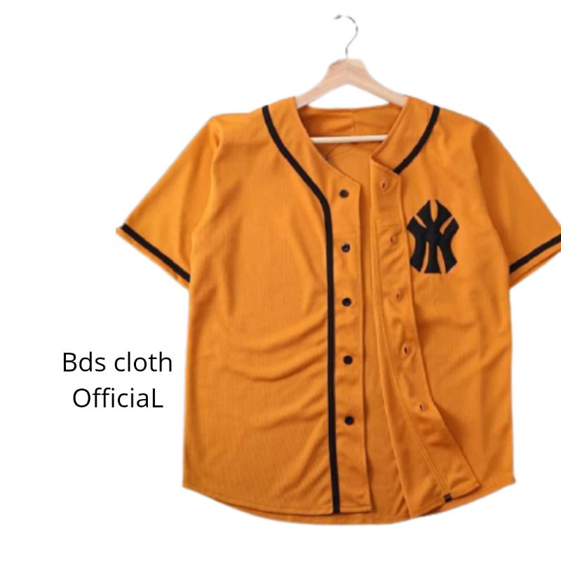 TERMURAH jersey baseball baju base ball UNISEX cewe cowo // warna oren