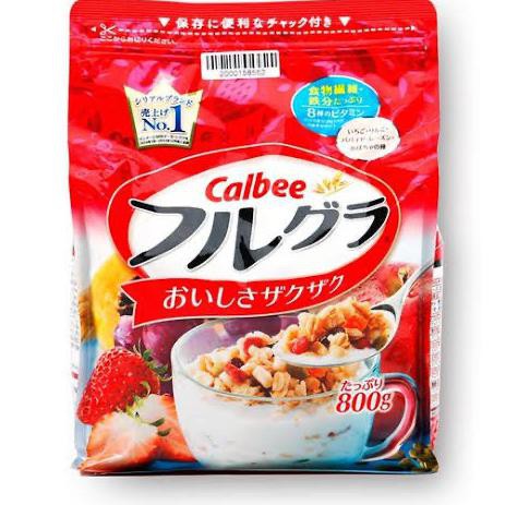 

CALBEE GRANOLA CEREAL FRUIT SEREAL JEPANG - RED 800GRAMS CALBE JAPAN