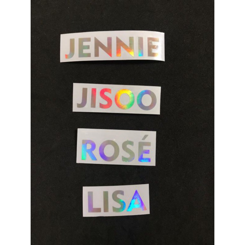 

BLACKPINK - Sticker Hologram Nama Member