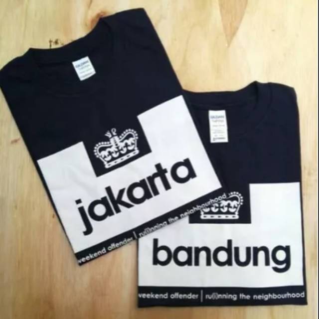 Tshirt baju kaos weekend offendee spezial kota bandung jakarta persib persija navy football bobotoh
