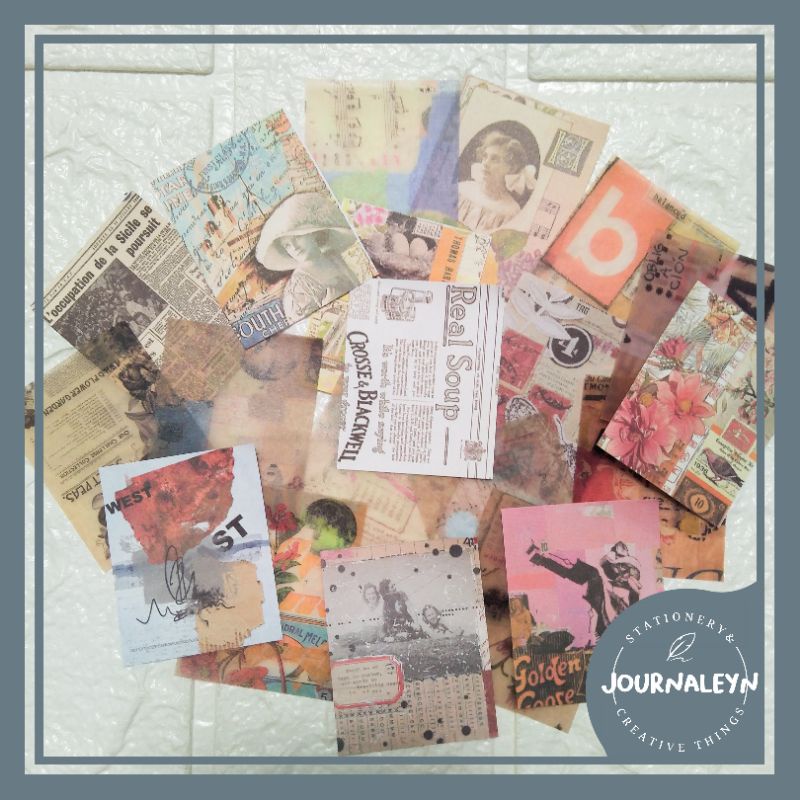 

Deco Paper Vintage Kertas untuk Dekorasi Scrapbook dan Bujo