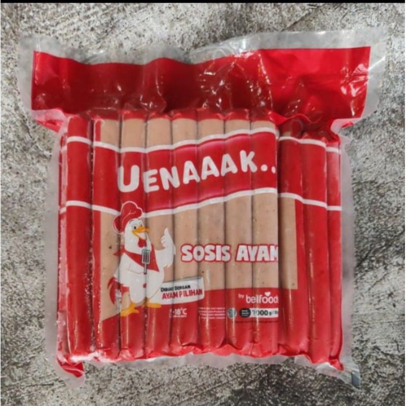 

BELFOODS UENAK SOSIS AYAM LONG 30s 1kg