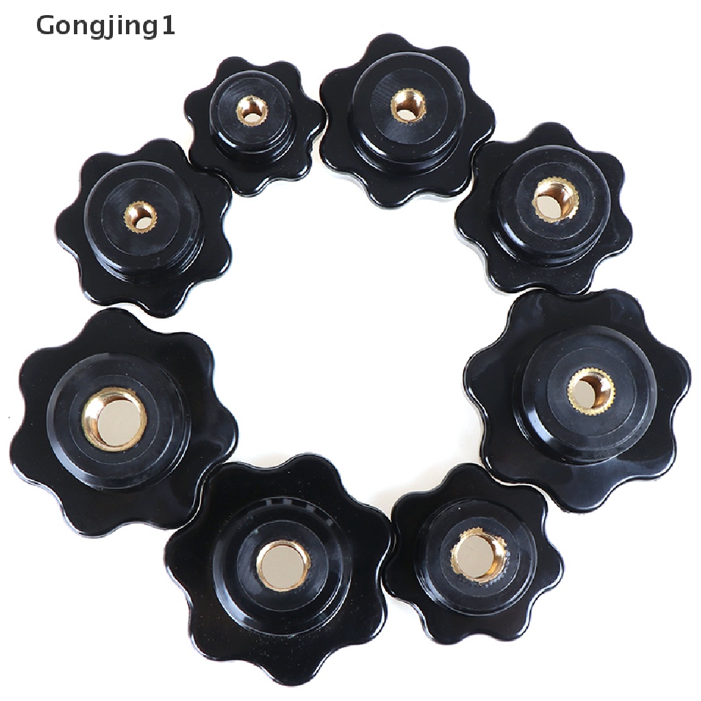 Gongjing1 M5 / M6 / M8 / M10 / M12 Female Thread Seven Star Knob Clamping