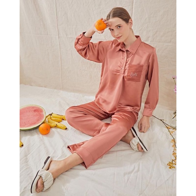 [READY STOCK] Terracotta ZoalPajamas x Nikita Mirzani/Piyama Nikita/Piyama Zoal/PiyamaArtis/Fitri Sa