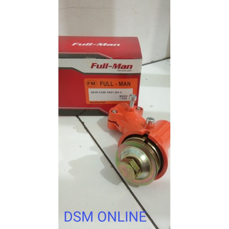 mesin potong rumput gear case assy segi 4 bg328