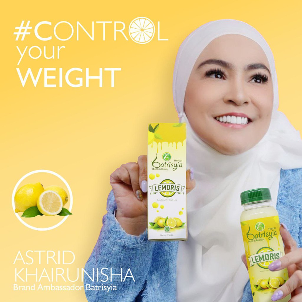 

Minuman diet Lemon Batrisya Herbal Lemoris Pure Lemon Control Your Weigt Batrisya Herbal Original