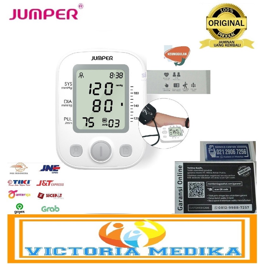 Electronic Blood Pressure Monitor (Jumper - Tensimeter Voice )