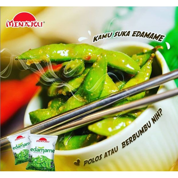 

Kacang Kedelai Frozen Edamame Minaku 500gram