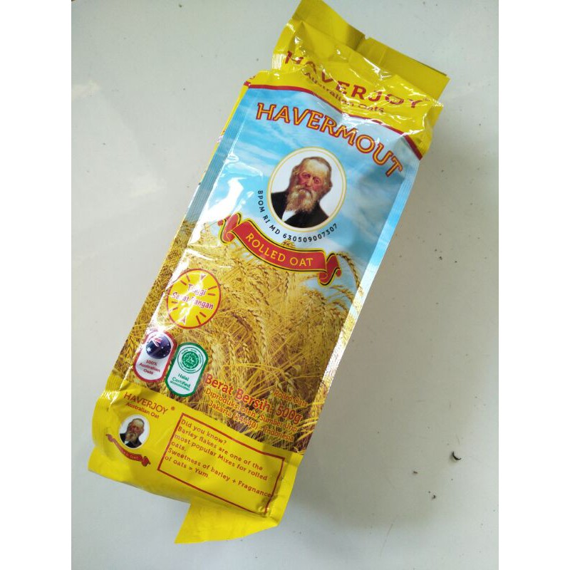 

Oatmeal Diet Haverjoy Havermout Rolled Oat 500gr