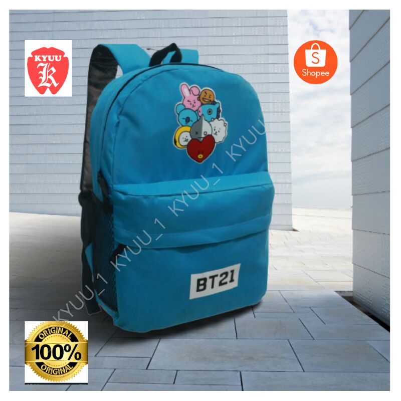 Tas Anak Perempuan Bts21/Ransel Anak Bts21/Tas Anak Tk Sampai Kls 4SD/Tas Sekolah Sd