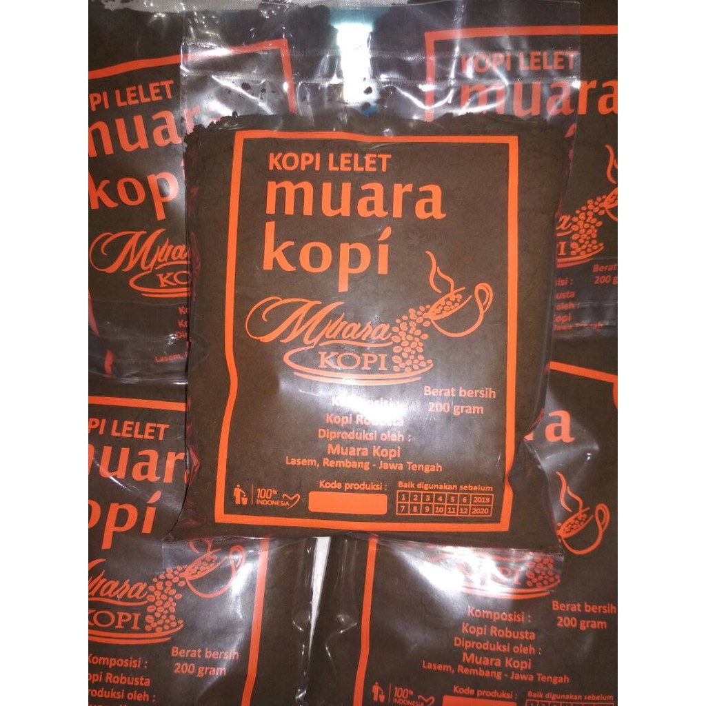 

MUARA KOPI KEMASAN PLASTIK 200GR