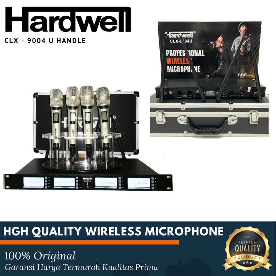 Hardwell CLX 9004 / CLX9004 / CLX-9004 Wireless Microphone Original