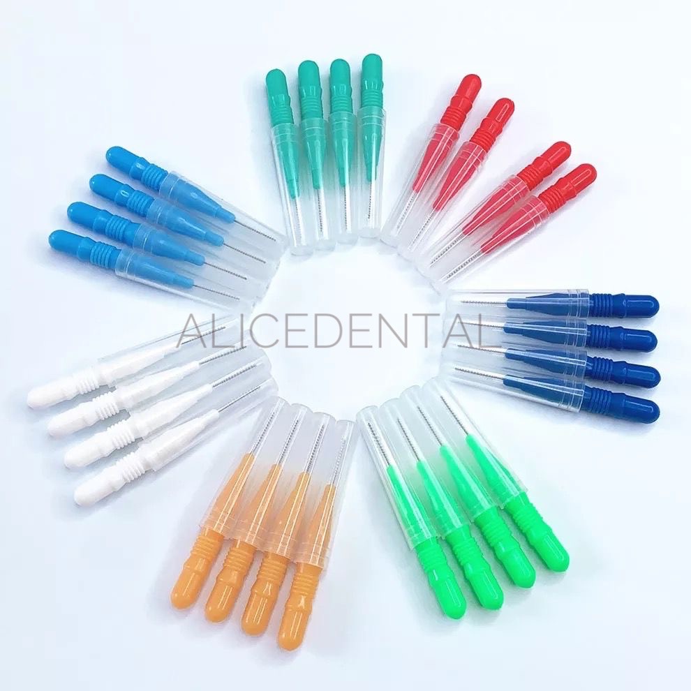 Alice dental interdental brush sikat pembersih sela celah gigi ortho behel tusuk gigi tooth pick dental floss kawat gigi