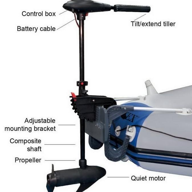 Mesin perahu karet Ukuran 0,50PK untuk perahu dilaut, perahu mancing