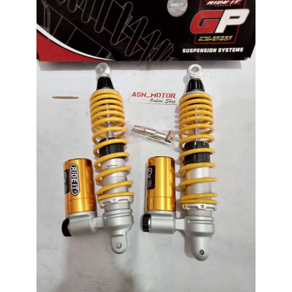 Shockbreaker Nmax lama, PCX Ride it GP NTR 1 Tabung Bawah  Ride it UK 330 Double Klik Atas Bawah  Berfungsi