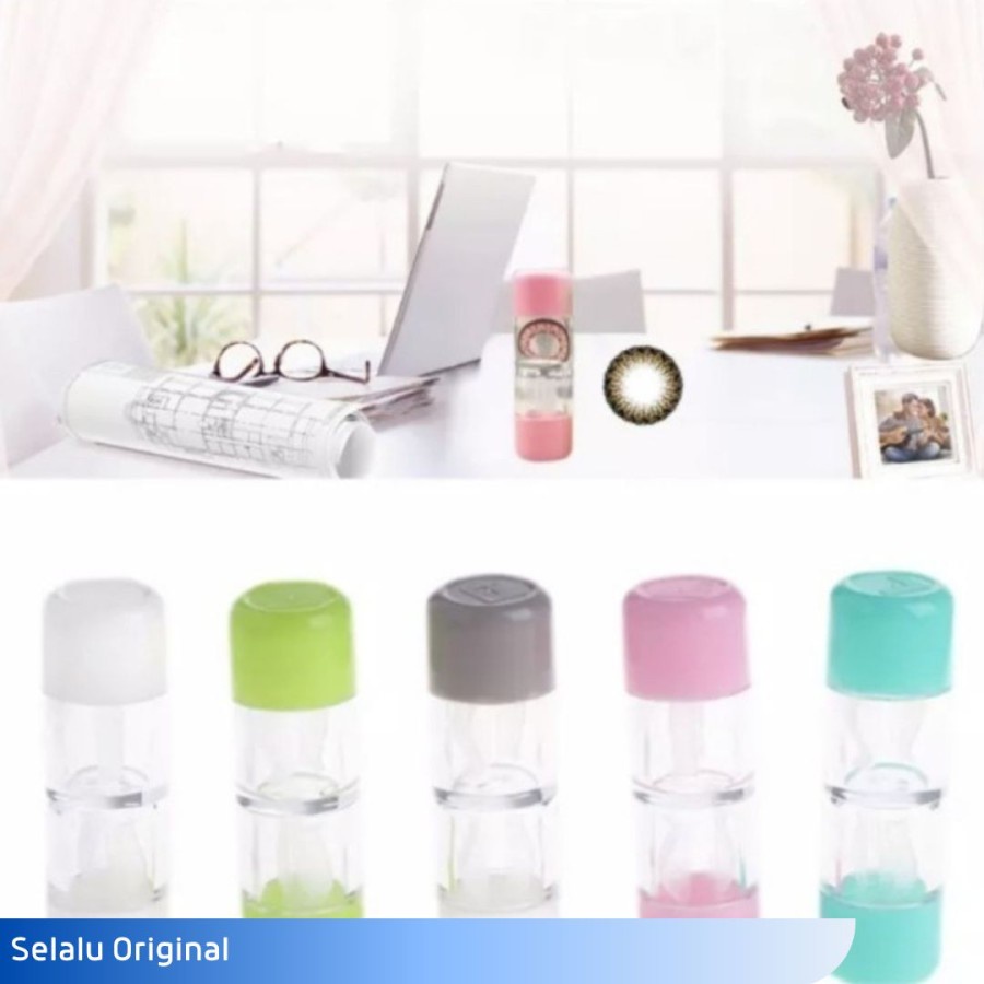 TEMPAT SOFTLENS LENSCASE BENTUK TABUNG