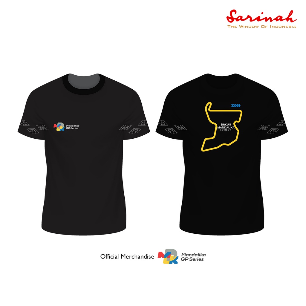 Kaos Jersey Official Merchandise GP Series Mandalika 2022 - Variant Hitam