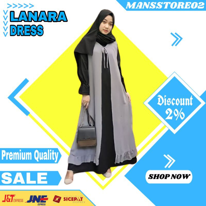 Baju gamis wanita terbaru model pesta kekinian ceruty polos Kaffa busui syar'i