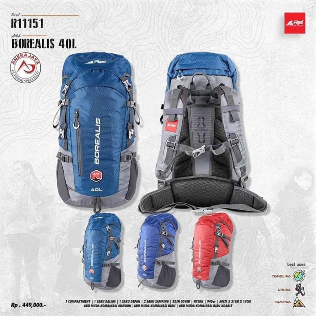 SEMI CARRIER REI BOREALIS 40 LITER