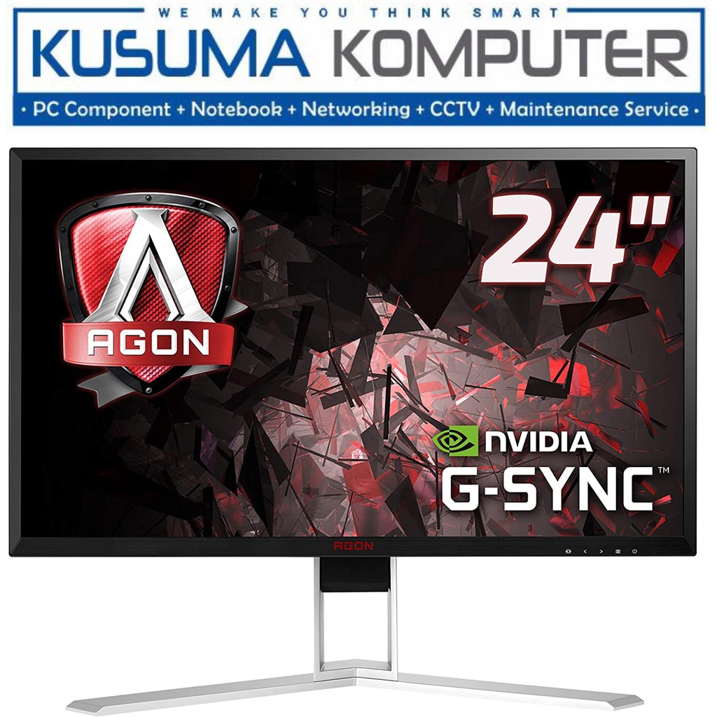 AOC Gaming Monitor AGON AG241QG QHD 2560 x 1440, 165 Hz, G-SYNC, 1MS