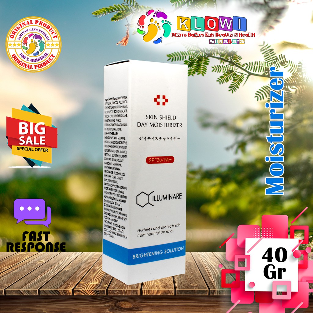 Illuminare Brightening Day Moisturizer 40 Gr / Perawatan Wajah / Day Cream